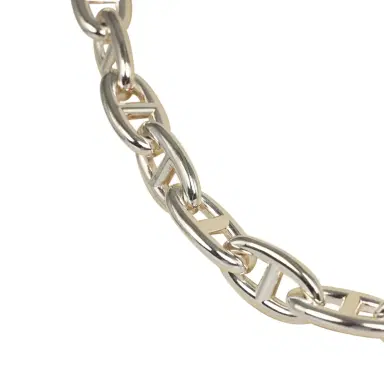 HERMÈS Pre-owned Hermes Chaine D'Ancre Necklace GM Sterling Silver Hardware | Thumbnail 5 HERMÈS Pre-owned Hermes Chaine D'Ancre Necklace GM Sterling Silver Hardware | Thumbnail 5