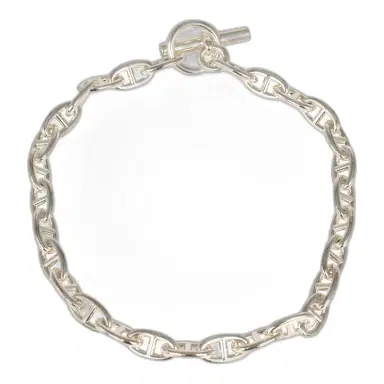 HERMÈS Pre-owned Hermes Chaine D'Ancre Necklace GM Sterling Silver Hardware | Thumbnail 1 HERMÈS Pre-owned Hermes Chaine D'Ancre Necklace GM Sterling Silver Hardware | Thumbnail 1