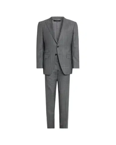 Tom Ford Men's Herringbone Wool Prince of Wales Peak-Lapel Suit | Thumbnail 1 Tom Ford Men's Herringbone Wool Prince of Wales Peak-Lapel Suit | Thumbnail 1
