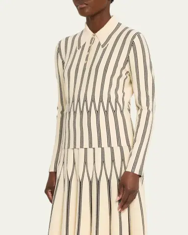 Zimmermann Rebellion Stripe Polo | Thumbnail 4 Zimmermann Rebellion Stripe Polo | Thumbnail 4