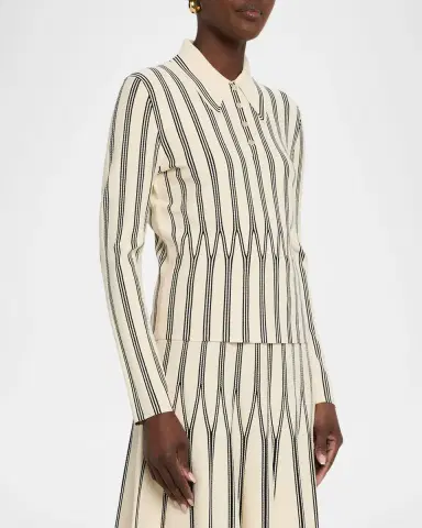 Zimmermann Rebellion Stripe Polo | Thumbnail 8 Zimmermann Rebellion Stripe Polo | Thumbnail 8