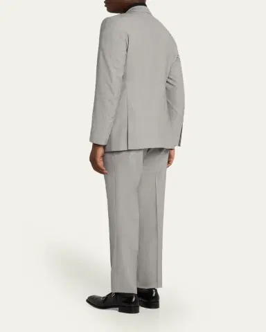Tom Ford Men's Wool Basketweave Notch-Lapel Two-Piece Suit | Thumbnail 3 Tom Ford Men's Wool Basketweave Notch-Lapel Two-Piece Suit | Thumbnail 3
