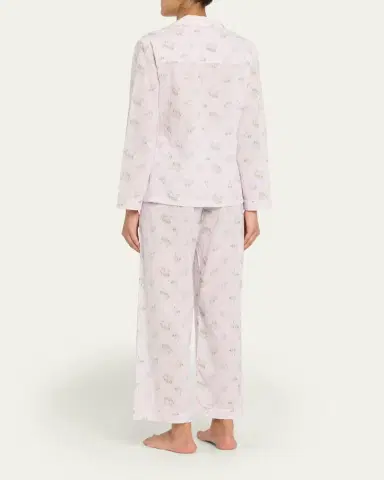 LoveShackFancy Sana Floral Cotton Pajama Set | Thumbnail 3 LoveShackFancy Sana Floral Cotton Pajama Set | Thumbnail 3