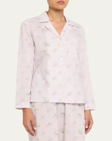 LoveShackFancy Sana Floral Cotton Pajama Set | Thumbnail 4 LoveShackFancy Sana Floral Cotton Pajama Set | Thumbnail 4