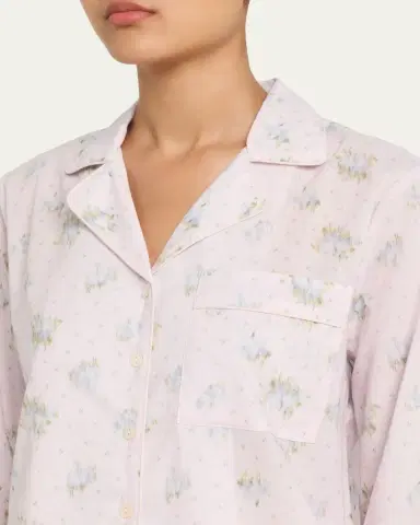 LoveShackFancy Sana Floral Cotton Pajama Set | Thumbnail 5 LoveShackFancy Sana Floral Cotton Pajama Set | Thumbnail 5