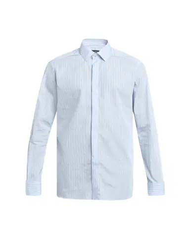 TOM FORD Men's Cotton Multi-Stripe French Cuff Sport Shirt | Thumbnail 1 TOM FORD Men's Cotton Multi-Stripe French Cuff Sport Shirt | Thumbnail 1