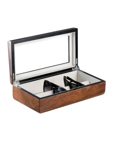 Bey-Berk Men's Personalized Wooden Eyeglass Storage Case | Thumbnail 1 Bey-Berk Men's Personalized Wooden Eyeglass Storage Case | Thumbnail 1