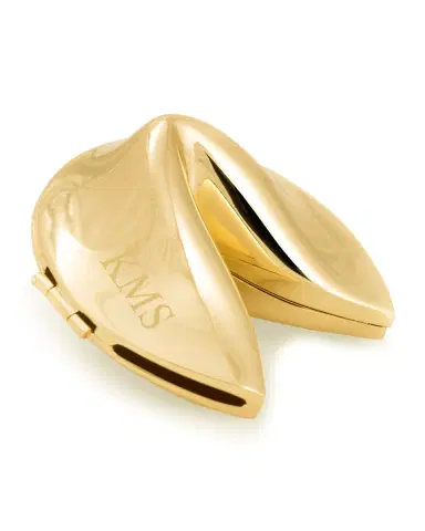 Bey-Berk Men's Personalized Metal Fortune Cookie | Thumbnail 1 Bey-Berk Men's Personalized Metal Fortune Cookie | Thumbnail 1