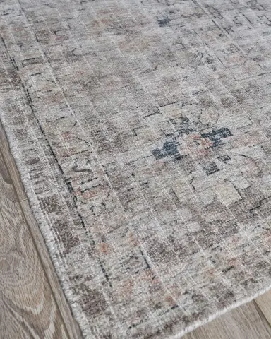 Exquisite Rugs Cambridge Hand-Loomed Silver & Blue Rug | Thumbnail 3 Exquisite Rugs Cambridge Hand-Loomed Silver & Blue Rug | Thumbnail 3