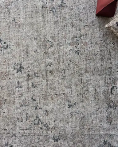 Exquisite Rugs Cambridge Hand-Loomed Silver & Blue Rug | Thumbnail 6 Exquisite Rugs Cambridge Hand-Loomed Silver & Blue Rug | Thumbnail 6
