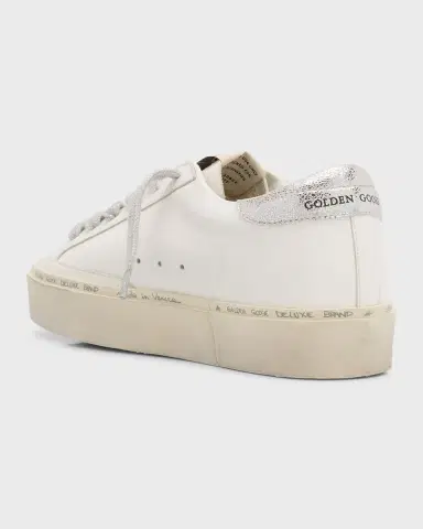 Golden Goose Hi Star Mixed Leather Low-Top Sneakers | Thumbnail 4 Golden Goose Hi Star Mixed Leather Low-Top Sneakers | Thumbnail 4