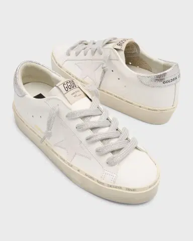 Golden Goose Hi Star Mixed Leather Low-Top Sneakers | Thumbnail 5 Golden Goose Hi Star Mixed Leather Low-Top Sneakers | Thumbnail 5