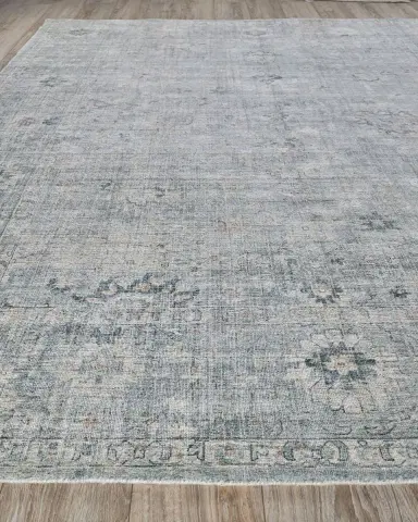 Exquisite Rugs Cambridge Hand-Loomed Blue Rug | Thumbnail 2 Exquisite Rugs Cambridge Hand-Loomed Blue Rug | Thumbnail 2