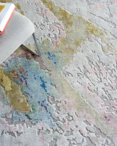 Exquisite Rugs Floor Art Hand-Knotted Multi Rug | Thumbnail 7 Exquisite Rugs Floor Art Hand-Knotted Multi Rug | Thumbnail 7