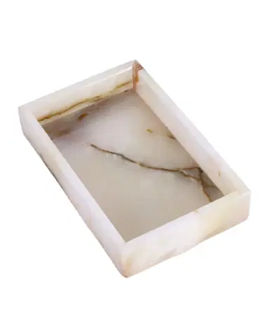 Bey-Berk Ezra Onyx Genuine Marble Towel Tray | Thumbnail 1 Bey-Berk Ezra Onyx Genuine Marble Towel Tray | Thumbnail 1