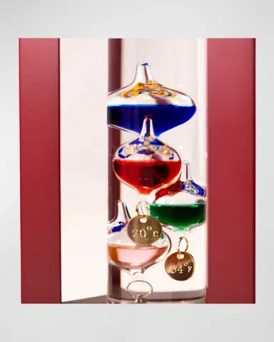 Bey-Berk Galileo Thermometer with Multicolor Weights, 13"L | Thumbnail 3 Bey-Berk Galileo Thermometer with Multicolor Weights, 13"L | Thumbnail 3
