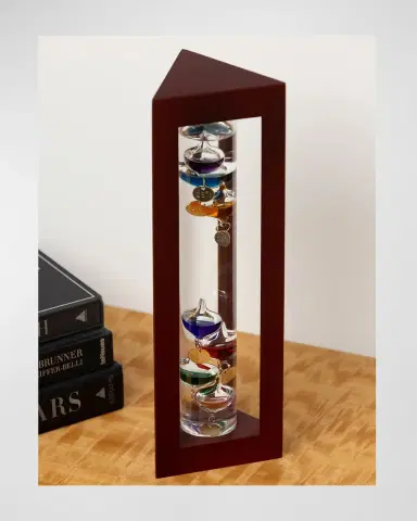 Bey-Berk Galileo Thermometer with Multicolor Weights, 13"L | Thumbnail 4 Bey-Berk Galileo Thermometer with Multicolor Weights, 13"L | Thumbnail 4