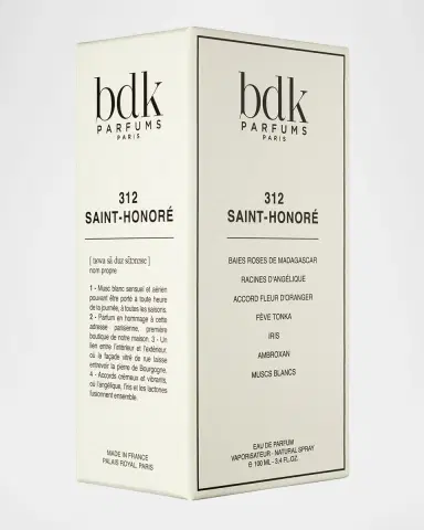 BDK Parfums 312 Saint-Honoré Eau de parfum, 3.4 oz. | Thumbnail 3 BDK Parfums 312 Saint-Honoré Eau de parfum, 3.4 oz. | Thumbnail 3