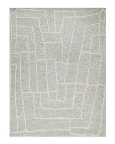 Exquisite Rugs Tangiers Hand-Tufted Blue/Ivory Rug | Thumbnail 1 Exquisite Rugs Tangiers Hand-Tufted Blue/Ivory Rug | Thumbnail 1