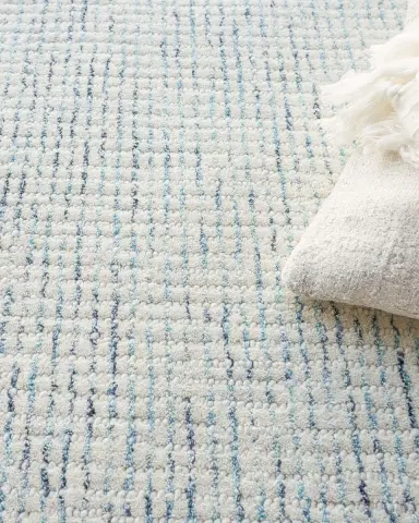 Exquisite Rugs Key West Hand-Tufted Ivory/Blue Rug, 5 ' x 8 ' | Thumbnail 6 Exquisite Rugs Key West Hand-Tufted Ivory/Blue Rug, 5 ' x 8 ' | Thumbnail 6