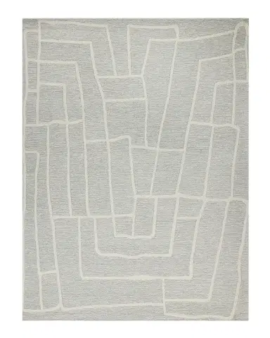 Exquisite Rugs Tangiers Hand-Tufted Blue/Ivory Rug | Thumbnail 1 Exquisite Rugs Tangiers Hand-Tufted Blue/Ivory Rug | Thumbnail 1