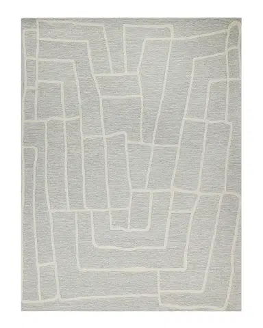 Exquisite Rugs Tangiers Hand-Tufted Blue/Ivory Rug | Thumbnail 1 Exquisite Rugs Tangiers Hand-Tufted Blue/Ivory Rug | Thumbnail 1