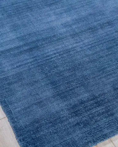 Exquisite Rugs Martelli Modern Hand-Loomed Navy Rug, 4 ' x 6 ' | Thumbnail 3 Exquisite Rugs Martelli Modern Hand-Loomed Navy Rug, 4 ' x 6 ' | Thumbnail 3