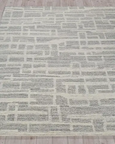 Exquisite Rugs Park City Hand-Tufted Gray/Ivory Rug | Thumbnail 4 Exquisite Rugs Park City Hand-Tufted Gray/Ivory Rug | Thumbnail 4