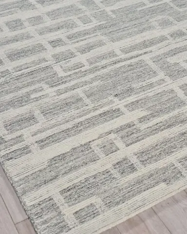 Exquisite Rugs Park City Hand-Tufted Gray/Ivory Rug | Thumbnail 3 Exquisite Rugs Park City Hand-Tufted Gray/Ivory Rug | Thumbnail 3