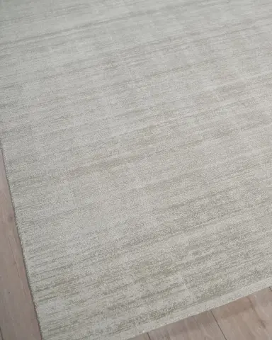 Exquisite Rugs Martelli Modern Hand-Loomed Silver Rug, 4 ' x 6 ' | Thumbnail 3 Exquisite Rugs Martelli Modern Hand-Loomed Silver Rug, 4 ' x 6 ' | Thumbnail 3