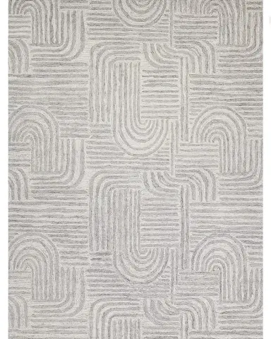 Exquisite Rugs Juno Hand-Tufted Gray/Ivory Rug | Thumbnail 1 Exquisite Rugs Juno Hand-Tufted Gray/Ivory Rug | Thumbnail 1