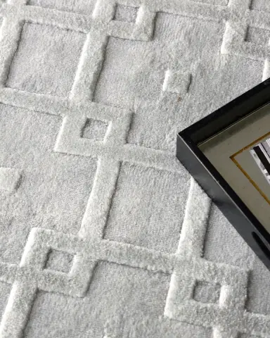 Exquisite Rugs Camora Hand-Loomed Silver Rug, 6 ' x 9 ' | Thumbnail 6 Exquisite Rugs Camora Hand-Loomed Silver Rug, 6 ' x 9 ' | Thumbnail 6