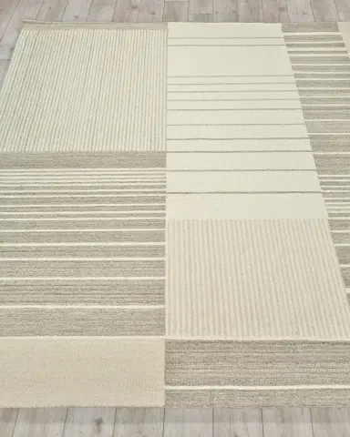 Exquisite Rugs Castine Hand-Tufted Beige Rug | Thumbnail 1 Exquisite Rugs Castine Hand-Tufted Beige Rug | Thumbnail 1