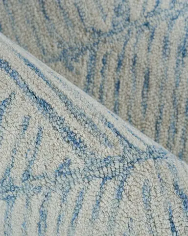Exquisite Rugs Kascata Hand-Tufted Blue/Ivory Rug | Thumbnail 4 Exquisite Rugs Kascata Hand-Tufted Blue/Ivory Rug | Thumbnail 4