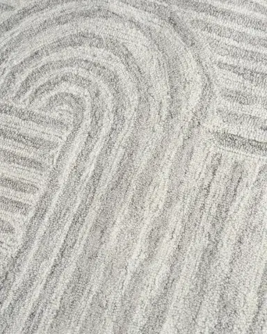 Exquisite Rugs Juno Hand-Tufted Gray/Ivory Rug | Thumbnail 6 Exquisite Rugs Juno Hand-Tufted Gray/Ivory Rug | Thumbnail 6