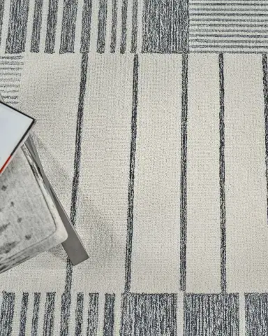 Exquisite Rugs Castine Hand-Tufted Gray Rug | Thumbnail 8 Exquisite Rugs Castine Hand-Tufted Gray Rug | Thumbnail 8
