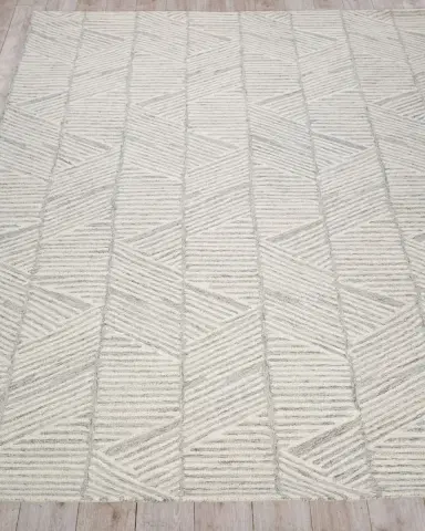 Exquisite Rugs Kascata Hand-Tufted Silver/Ivory Rug | Thumbnail 3 Exquisite Rugs Kascata Hand-Tufted Silver/Ivory Rug | Thumbnail 3