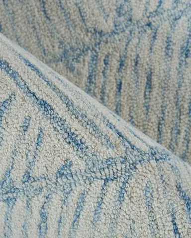Exquisite Rugs Kascata Hand-Tufted Blue/Ivory Rug | Thumbnail 4 Exquisite Rugs Kascata Hand-Tufted Blue/Ivory Rug | Thumbnail 4