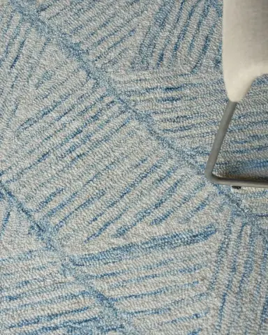 Exquisite Rugs Kascata Hand-Tufted Blue/Ivory Rug | Thumbnail 5 Exquisite Rugs Kascata Hand-Tufted Blue/Ivory Rug | Thumbnail 5