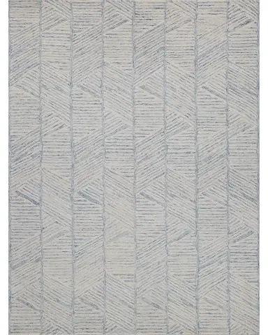 Exquisite Rugs Kascata Hand-Tufted Blue/Ivory Rug | Thumbnail 1 Exquisite Rugs Kascata Hand-Tufted Blue/Ivory Rug | Thumbnail 1