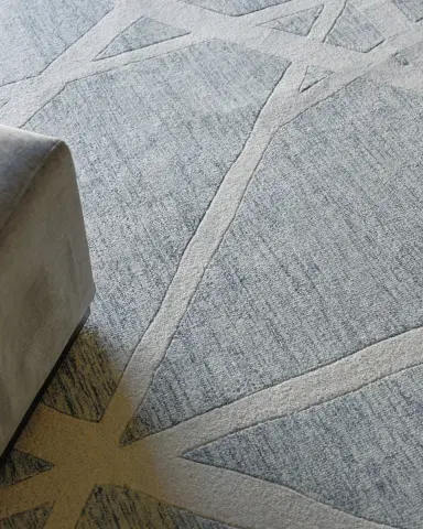 Exquisite Rugs Miami Hand-Tufted Silver/Ivory Rug | Thumbnail 5 Exquisite Rugs Miami Hand-Tufted Silver/Ivory Rug | Thumbnail 5