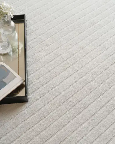 Exquisite Rugs Amani Hand-Loomed White Rug, 6 ' x 9 ' | Thumbnail 8 Exquisite Rugs Amani Hand-Loomed White Rug, 6 ' x 9 ' | Thumbnail 8