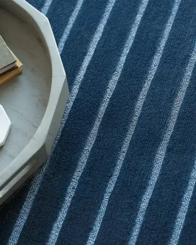 Exquisite Rugs Amani Hand-Loomed Navy Rug, 4 ' x 6 ' | Thumbnail 5 Exquisite Rugs Amani Hand-Loomed Navy Rug, 4 ' x 6 ' | Thumbnail 5