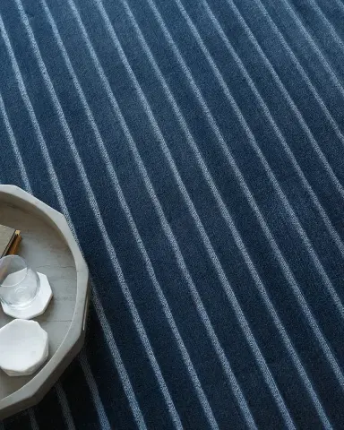 Exquisite Rugs Amani Hand-Loomed Navy Rug, 4 ' x 6 ' | Thumbnail 8 Exquisite Rugs Amani Hand-Loomed Navy Rug, 4 ' x 6 ' | Thumbnail 8