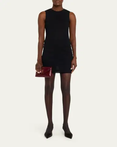 Saint Laurent Cassandre Small YSL Pouch Bag in Shiny Calfskin Leather | Thumbnail 5 Saint Laurent Cassandre Small YSL Pouch Bag in Shiny Calfskin Leather | Thumbnail 5