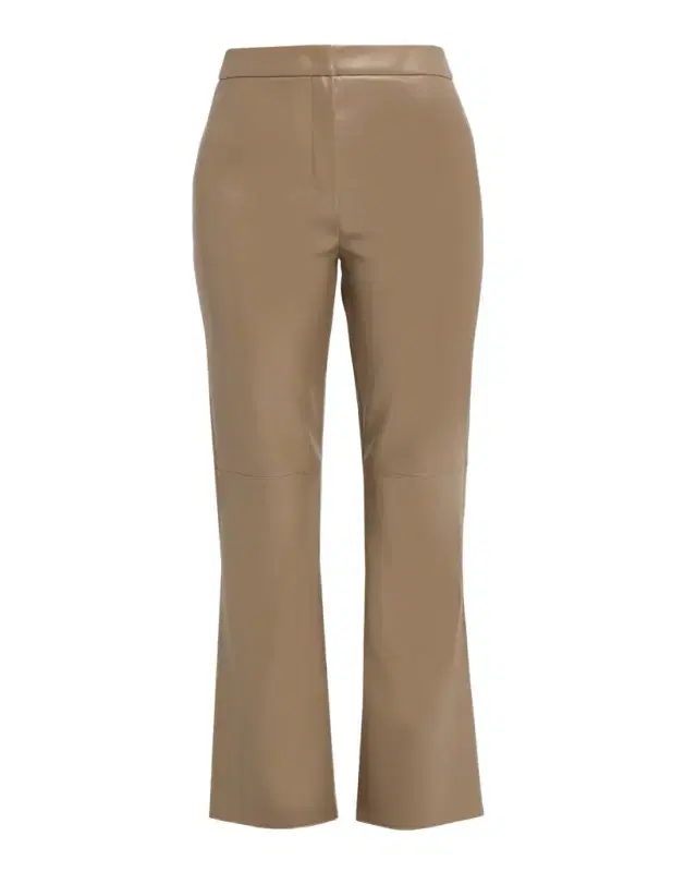 Sublime Vegan Leather Kickflare-Leg Ankle Pants Sublime Vegan Leather Kickflare-Leg Ankle Pants