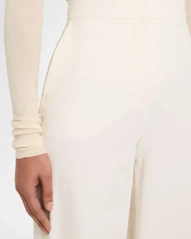 Max Mara Dentice Wide-Leg Stretch Cotton Twill Pants | Thumbnail 5 Max Mara Dentice Wide-Leg Stretch Cotton Twill Pants | Thumbnail 5