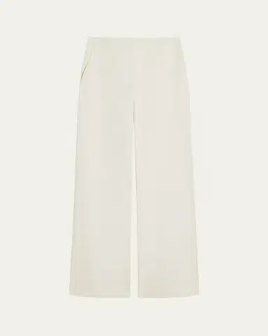 Max Mara Dentice Wide-Leg Stretch Cotton Twill Pants | Thumbnail 6 Max Mara Dentice Wide-Leg Stretch Cotton Twill Pants | Thumbnail 6