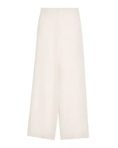 Max Mara Dentice Wide-Leg Stretch Cotton Twill Pants | Thumbnail 1 Max Mara Dentice Wide-Leg Stretch Cotton Twill Pants | Thumbnail 1