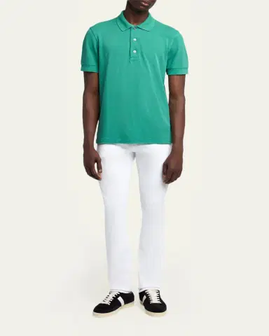 Tom Ford Men's Blake Suede Low-Top Sneakers | Thumbnail 3 Tom Ford Men's Blake Suede Low-Top Sneakers | Thumbnail 3